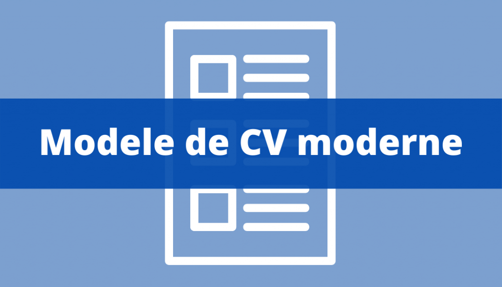 Modele CV moderne